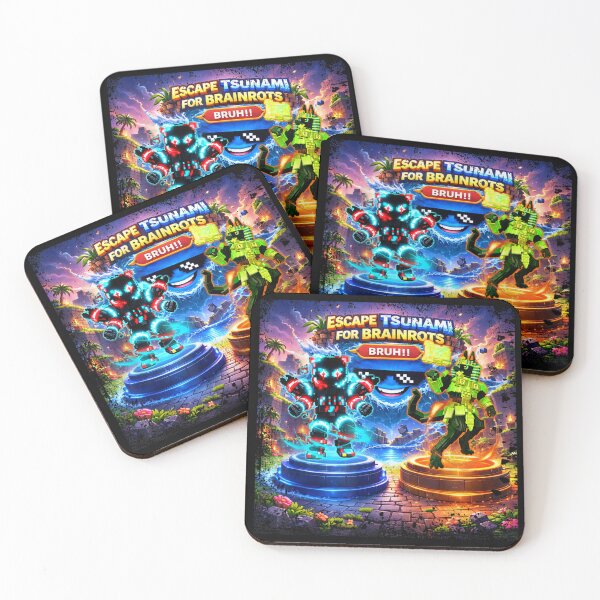 Item preview, Escape Tsunami For Brainrots Gaming Meme Colorful Gamer Art designed and sold by SaboCollita.