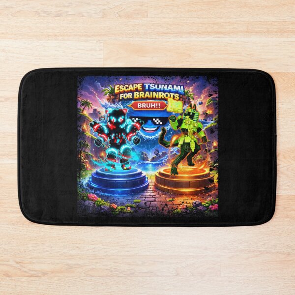 Item preview, Escape Tsunami For Brainrots Gaming Meme Colorful Gamer Art designed and sold by SaboCollita.