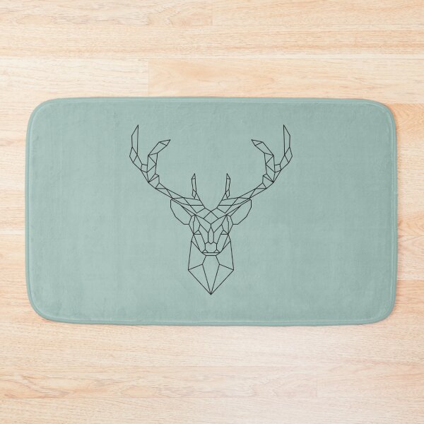 Item preview, Geometric Deer Head – Low Poly Stag Minimalist Line Art Design designed and sold by alijun.