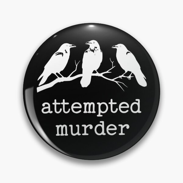 Item preview, Attempted Murder Crow designed and sold by PatternGallery.