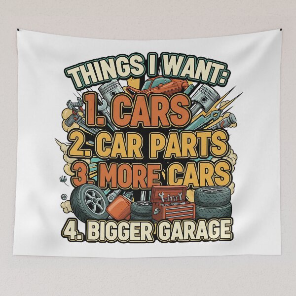 Item preview, Vintage Things I Want Auto Mechanic Style designed and sold by ArtDesignTp.