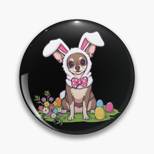 Item preview, Cute Easter Chihuahua in Basket with Eggs – Funny Dog Lover Gift designed and sold by Lamagift.