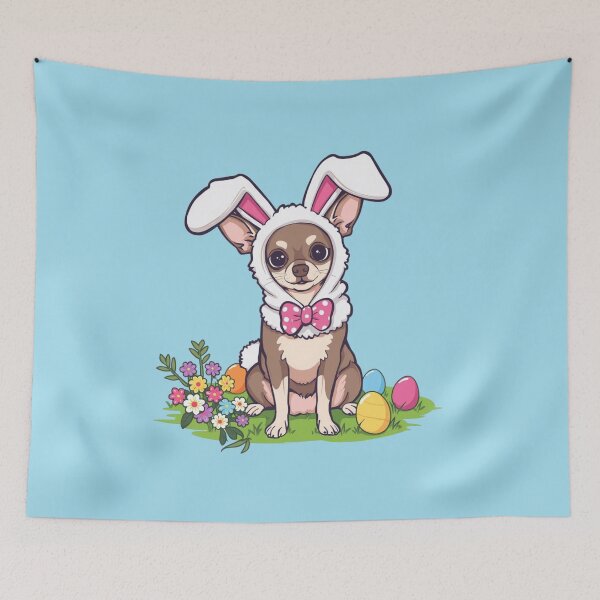Item preview, Cute Easter Chihuahua in Basket with Eggs – Funny Dog Lover Gift designed and sold by Lamagift.