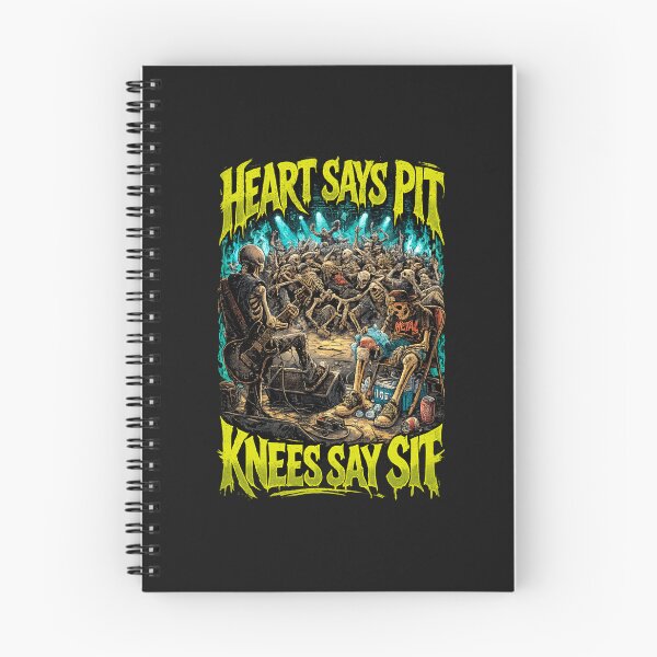 Item preview, Heart Says Pit Knees Say Sit Huge Skeleton Concert Funny designed and sold by faridman.