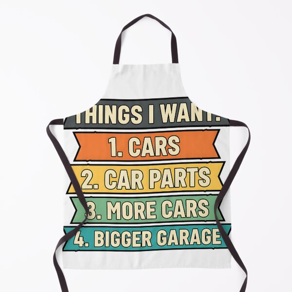Item preview, Retro Things I Want Car Enthusiast Dream List designed and sold by ArtDesignTp.