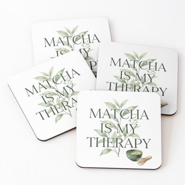 Item preview, Matcha Is My Therapy – Funny Matcha Lover Tea Design designed and sold by ChipchaOddities.