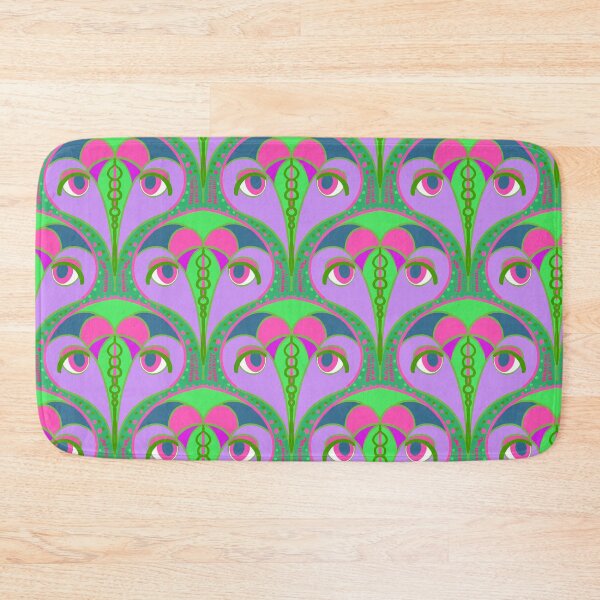 Item preview, Abstract Emu Geometric Pattern Green designed and sold by YaldiDesign.