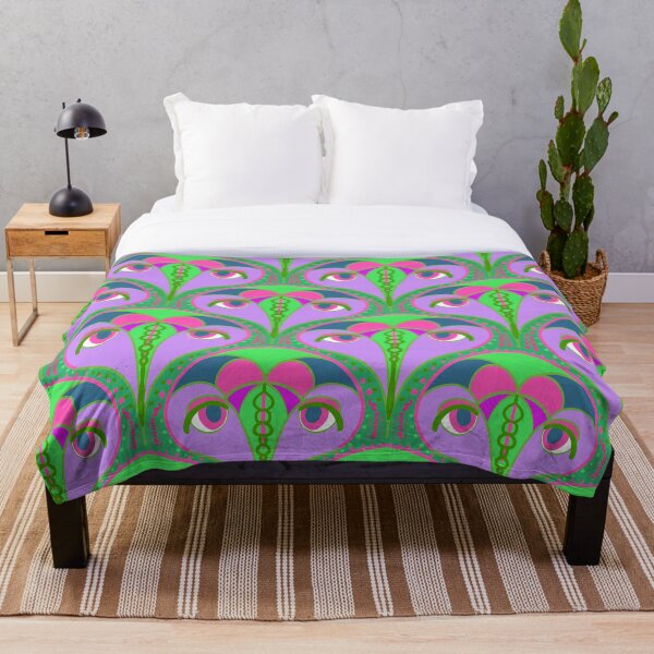 Item preview, Patrón geométrico abstracto de emú verde designed and sold by YaldiDesign.