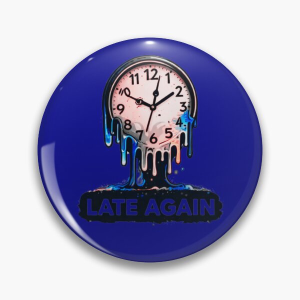 Item preview, Late Again – Weird Clock Glitch Urban Illustration designed and sold by Mosogoloso.