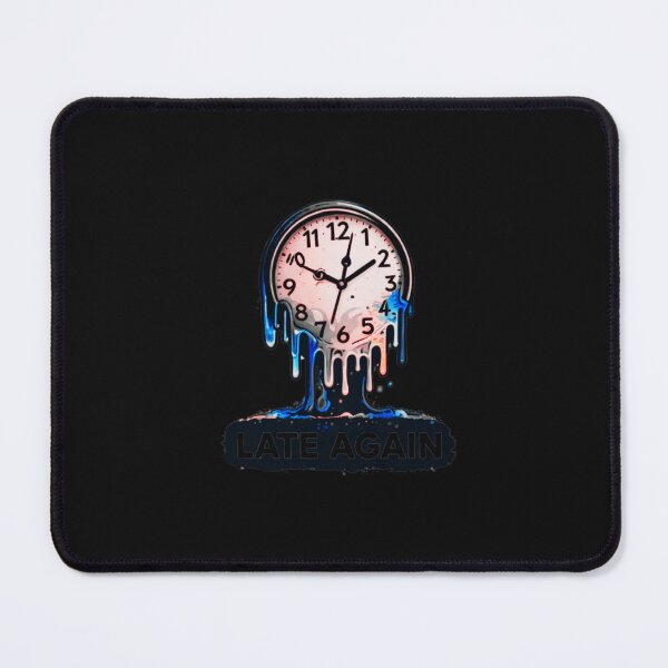 Item preview, Late Again – Weird Clock Glitch Urban Illustration designed and sold by Mosogoloso.