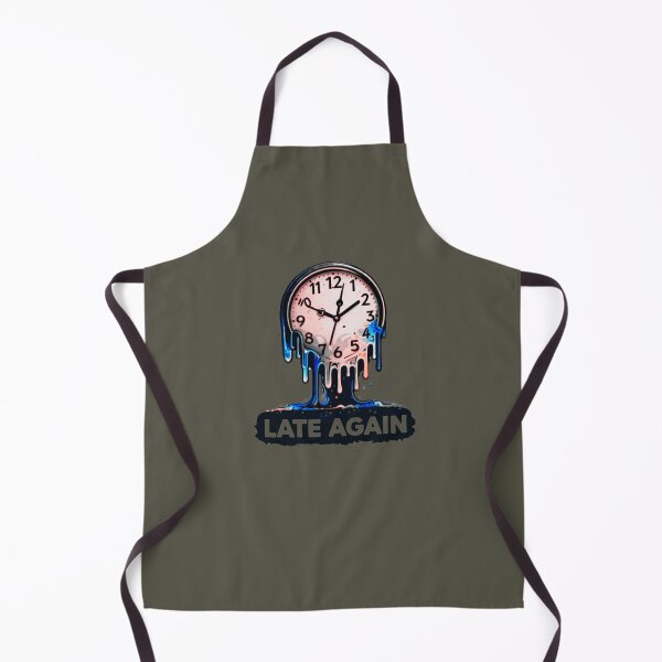 Item preview, Late Again – Weird Clock Glitch Urban Illustration designed and sold by Mosogoloso.