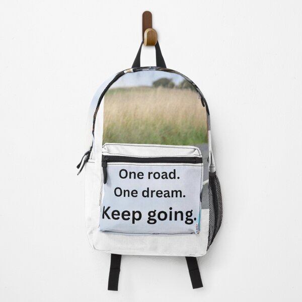 Item preview, One Road One Dream Keep Going - Cycling Motivation designed and sold by Clauando.