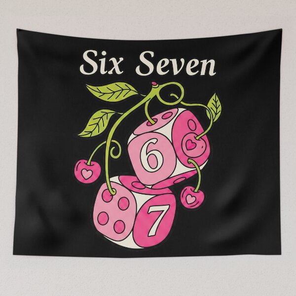 Item preview, Valentine Preppy Dice 67 Cute Six Seven designed and sold by ArtDesignTp.