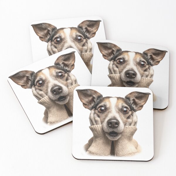 Item preview, Funny dog in cozy sweater designed and sold by olenapetol.