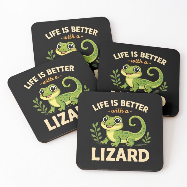 Item preview, Life is better with a lizard  designed and sold by JODYSMORGAN.