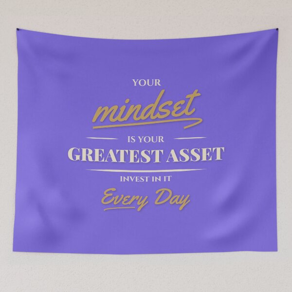 Item preview, Your mindset is your greatest asset: white designed and sold by Revextyr.