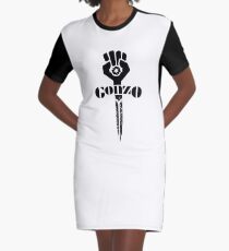 hunter s thompson gonzo sword Graphic T-Shirt Dress