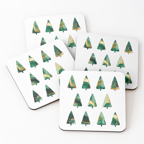 Item preview, Stylized Christmas Trees in Modern Graphic Design designed and sold by katifinell.