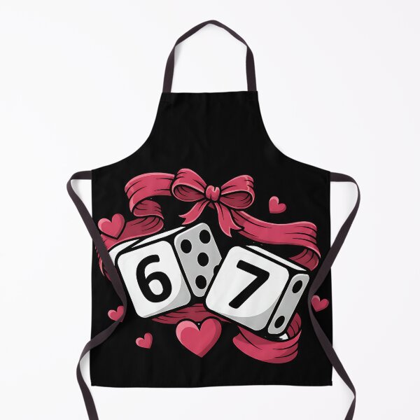 Item preview, Playful Valentine Coquette Six Seven Dice designed and sold by ArtDesignTp.