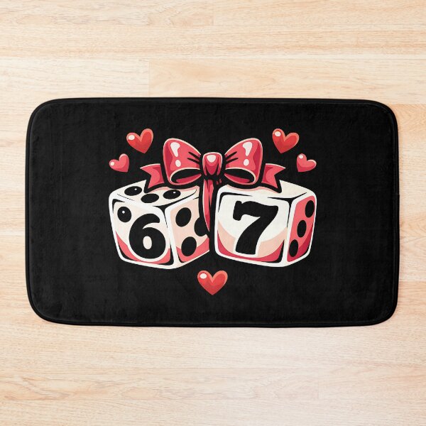 Item preview, Sweet Coquette Lucky Six Seven Dice Design designed and sold by ArtDesignTp.