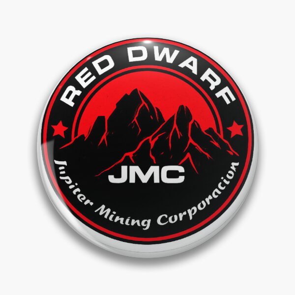 Item preview, Red Dwarf JMC Logo – Jupiter Mining Corporation Style Sci-Fi Badge designed and sold by GarnerSupplyCo.