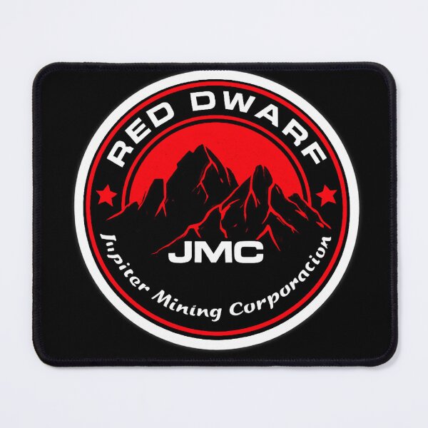 Item preview, Red Dwarf JMC Logo – Jupiter Mining Corporation Style Sci-Fi Badge designed and sold by GarnerSupplyCo.