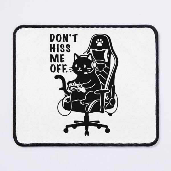 Item preview, Funny Gaming Cat Don’t Hiss Me Off designed and sold by rbsh_studio.