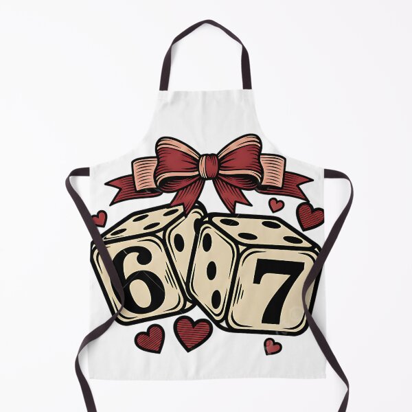 Item preview, Cute Lucky Dice Six Seven Valentine Theme designed and sold by ArtDesignTp.