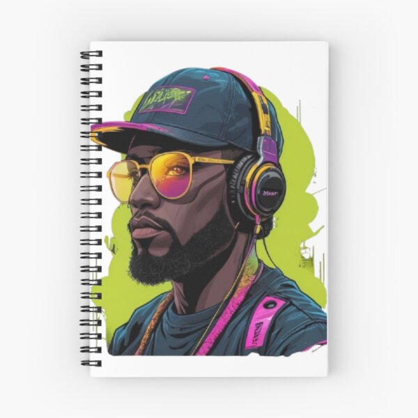Item preview, Urban Neon Vibe: Futuristic Hip-Hop Style Character Illustration designed and sold by Vikkokansana.