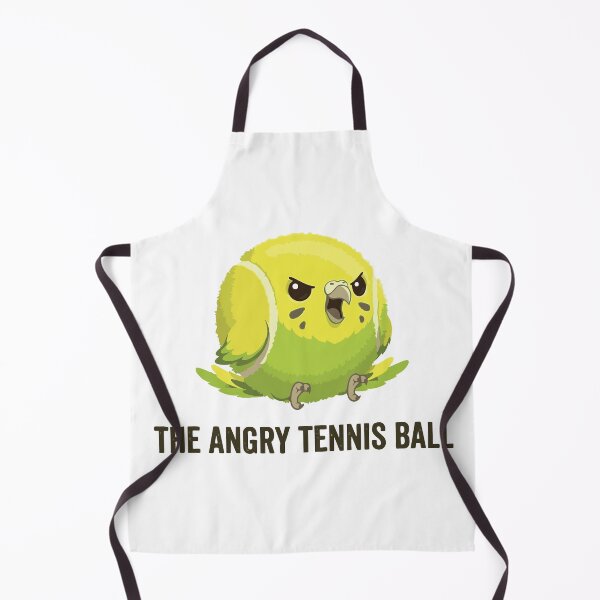 Item preview, The Angry Tennis Ball Funny Budgie Meme designed and sold by Petzzz.