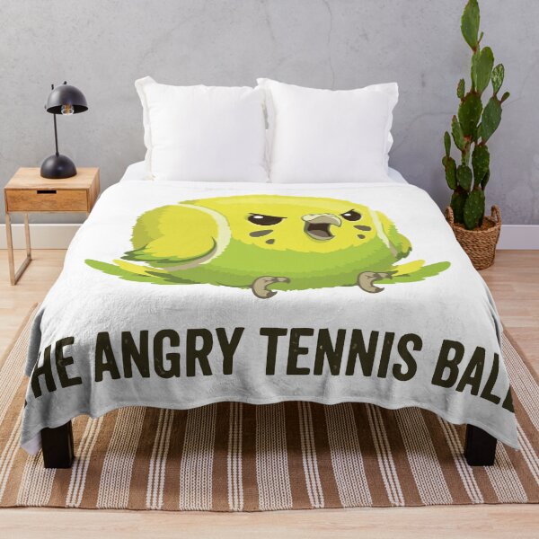 Item preview, The Angry Tennis Ball Funny Budgie Meme designed and sold by Petzzz.