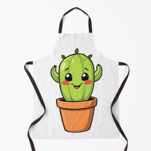 Item preview, Cute Smiling Cactus Illustration – Perfect Plant Parent Gift – POD Design designed and sold by PrintMadog.
