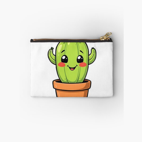 Item preview, Cute Smiling Cactus Illustration – Perfect Plant Parent Gift – POD Design designed and sold by PrintMadog.