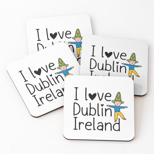 Item preview, Dublin Ireland St. Patrick's Day Cheers | Funny Bearded Man with Beer & Shamrock designed and sold by Sushikidsntod.