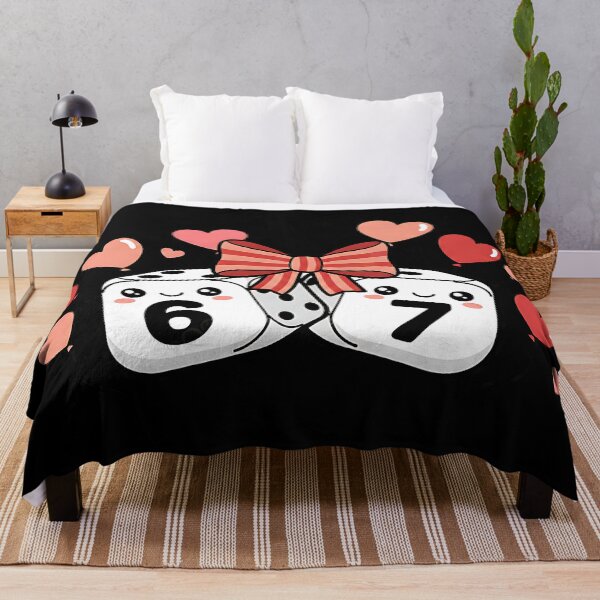 Item preview, Lucky Six Seven Dice Cute Valentine Aesthetic designed and sold by ArtDesignTp.