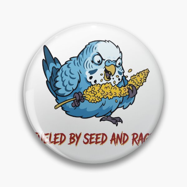 Item preview, Fueled By Seed And Rage Funny Budgerigar designed and sold by Petzzz.