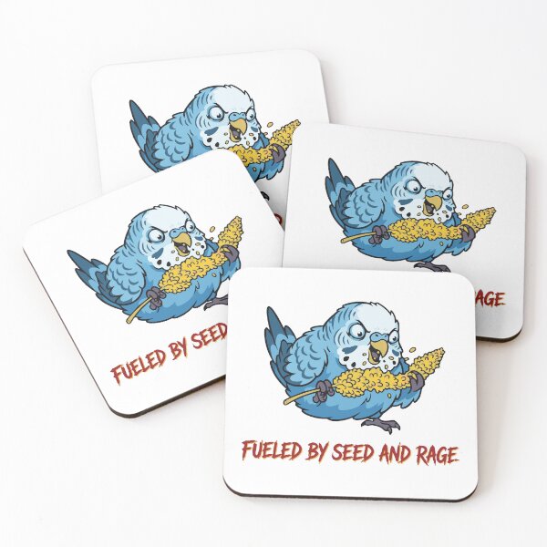 Item preview, Fueled By Seed And Rage Funny Budgerigar designed and sold by Petzzz.
