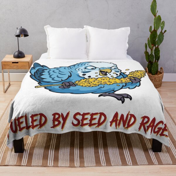 Item preview, Fueled By Seed And Rage Funny Budgerigar designed and sold by Petzzz.