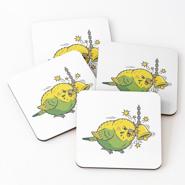 Item preview, Plastic Bell Destroyer Angry Budgie Parrot designed and sold by Petzzz.