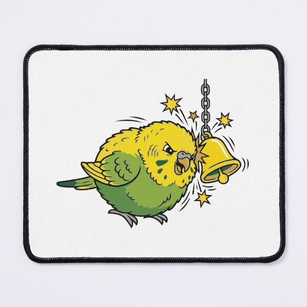 Item preview, Plastic Bell Destroyer Angry Budgie Parrot designed and sold by Petzzz.