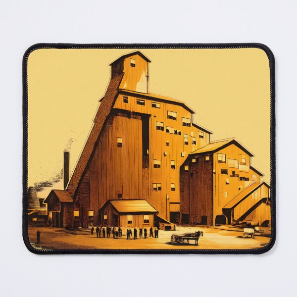 Item preview, Sibley Breaker Pennsylvania - Destroyed By Fire 1906 | Duotone Risograph Print designed and sold by WAUZ.