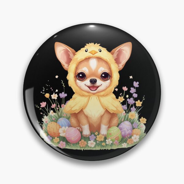 Item preview, Funny Easter Chihuahua in Chick Costume – Cute Dog Lover Gift designed and sold by Lamagift.