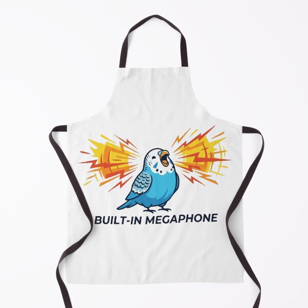 Item preview, Built In Megaphone Screaming Budgerigar Meme designed and sold by Petzzz.