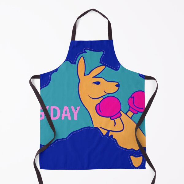 Item preview, Boxing Kangaroo over Australia designed and sold by Corinne Alexa Jackson.
