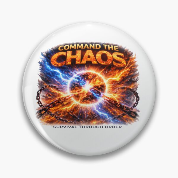Item preview, Command The Chaos Warrior Mindset Motivation Design designed and sold by RelateAndTee.