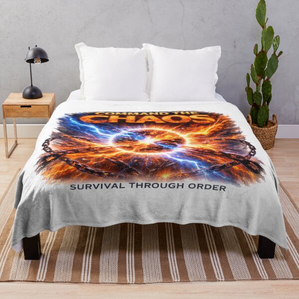 Item preview, Command The Chaos Warrior Mindset Motivation Design designed and sold by RelateAndTee.