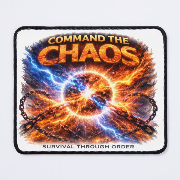 Item preview, Command The Chaos Warrior Mindset Motivation Design designed and sold by RelateAndTee.
