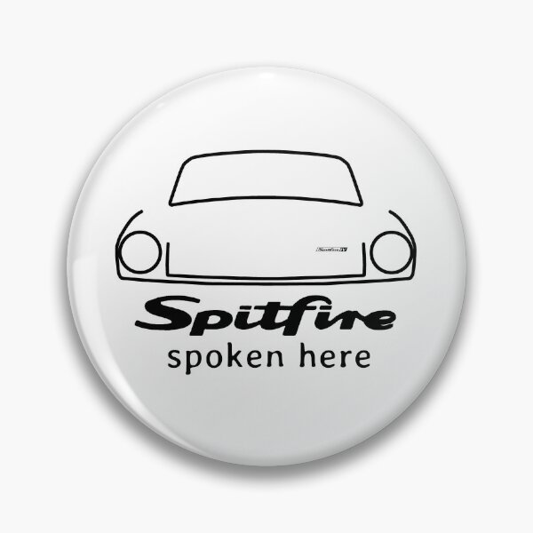 Item preview, Triumph Spitfire "spoken here" (black) for enthusiasts of the classic 1970s sports car designed and sold by soitwouldseem.