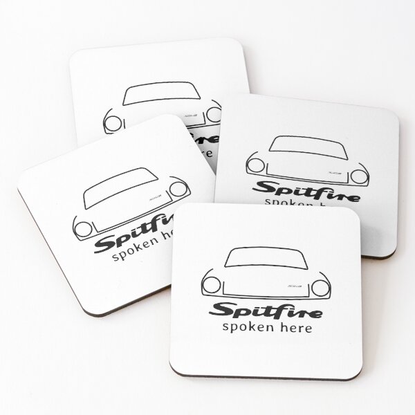 Item preview, Triumph Spitfire "spoken here" (black) for enthusiasts of the classic 1970s sports car designed and sold by soitwouldseem.