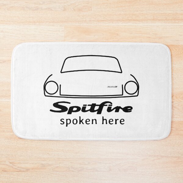 Item preview, Triumph Spitfire "spoken here" (black) for enthusiasts of the classic 1970s sports car designed and sold by soitwouldseem.